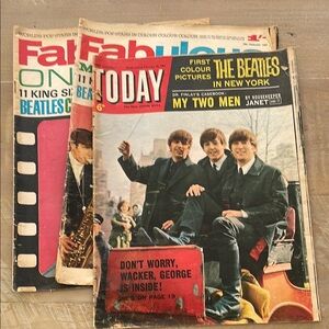 Vintage Beatles Magazines Collection